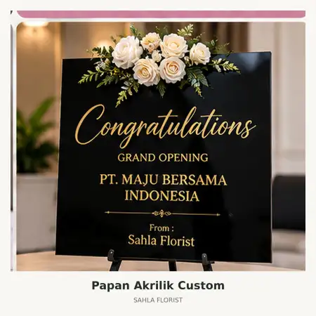 Papan Bunga Akrilik Rs Siloam Kebon Jeruk